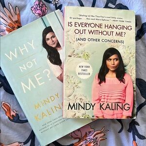 Mindy Kaling Book Set - White and Cream Covers
